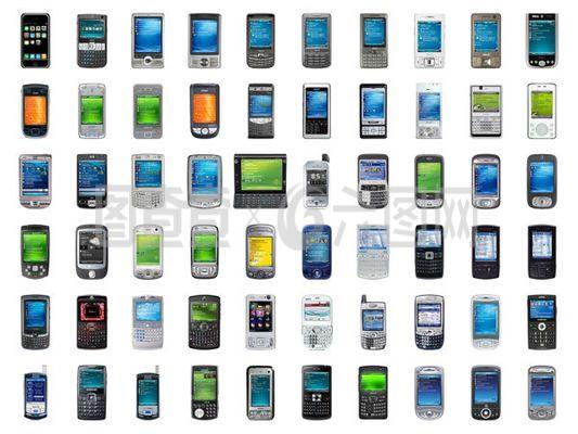 當(dāng)代流行的智能手機(jī)系列透明png